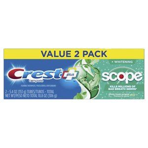 COPY - 2Pack Crest Scope Toothpaste, 5.4oz